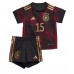 Tyskland Niklas Sule #15 Replika Bortatröja Barn VM 2022 Kortärmad (+ Korta byxor)